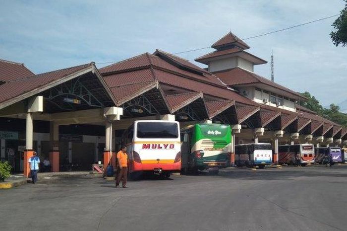 Terminal Bulupitu Purwokerto, Sabtu (2/2/2019).