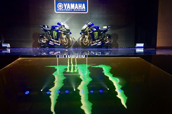 Monster Energy melekat di tim pabrikan Yamaha MotoGP