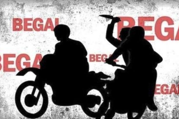 Meme begal di Pasuruan yang diposting netizen di media sosial.&nbsp;