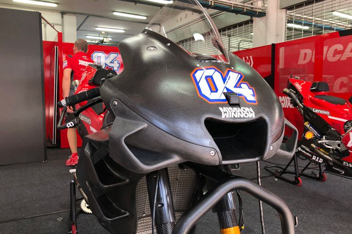 Penampakan aerofairing motor MotoGP Ducati, banyak banget wingletnya