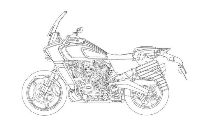 Paten motor adventure Harley-Davidson Pan America 1250