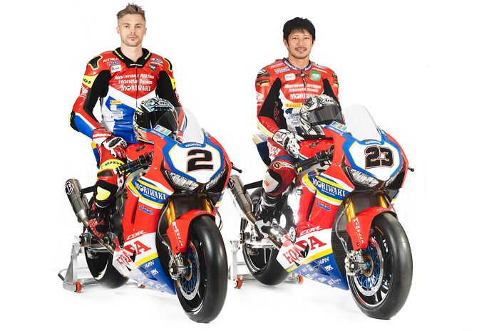 Leon Camier dan Ryuichi Kiyonari bersemangat sambut musim WSBK 2019