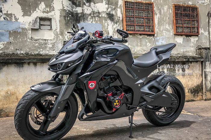 Modifikasi Honda Hornet 250 jadi Kawasaki Z1000