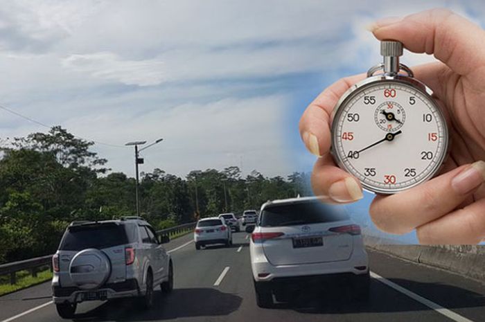 Teori 3 detik untuk menghitung jarak aman berkendara