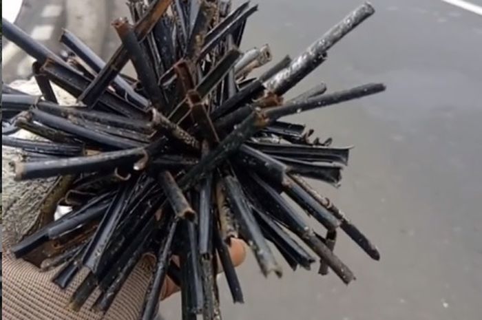 Ranjau jari-jari payung lebih berbahaya daripada paku.