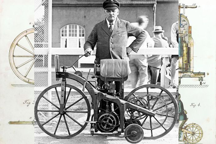 Daimler Reitwagen dianggap sebagai sepeda motor pertama di dunia