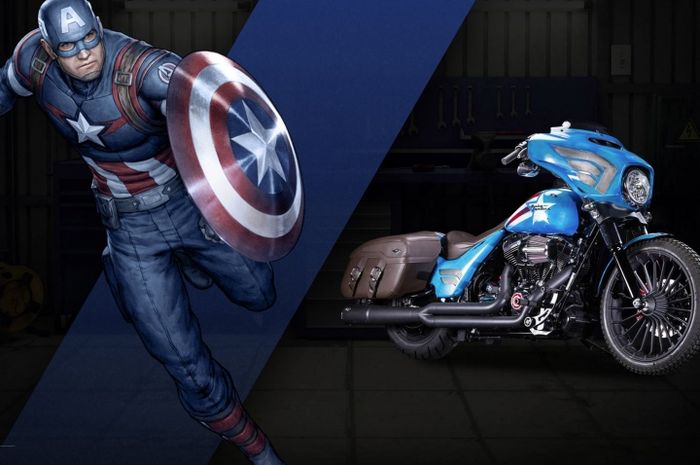 Captain America &ldquo;Freedom&rdquo; Street Glide Special
