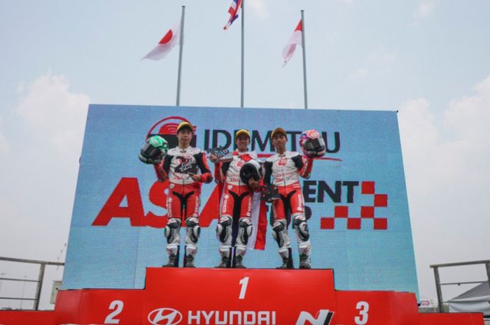 Afridza Munandar harus puas posisi 3 di race 2 ATC Thailand