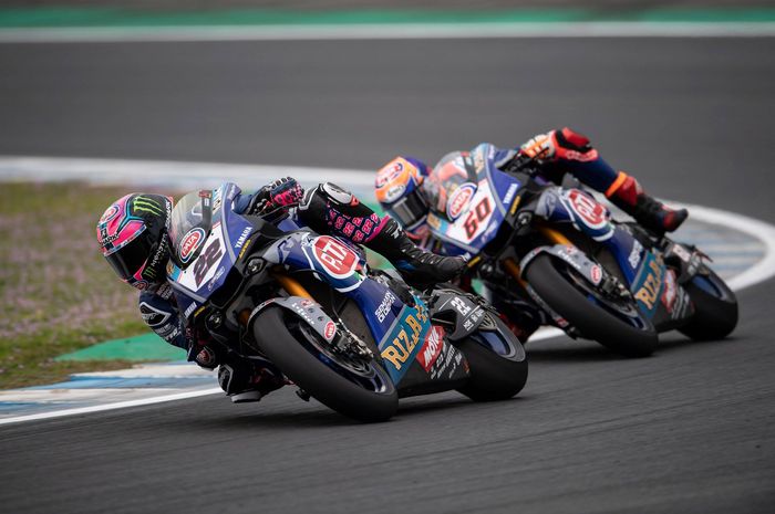 Motor balap Yamaha di WSBK andalan Alex Lowes dan Michael van der Mark ternyata pakai teknologi motor MotoGP