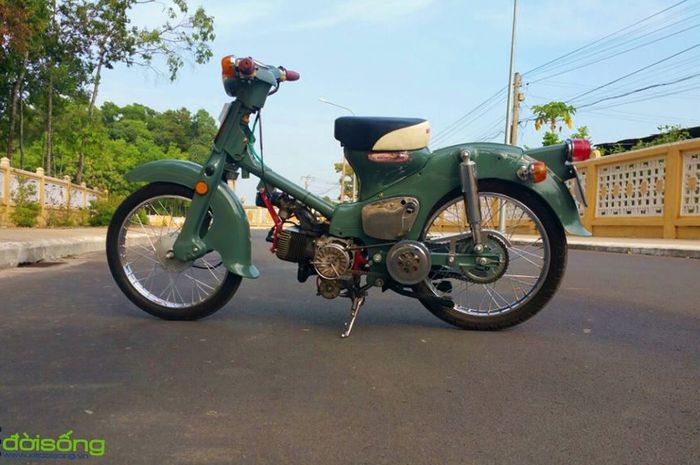 Modifikasi Honda Super Cub pakai mesin genset