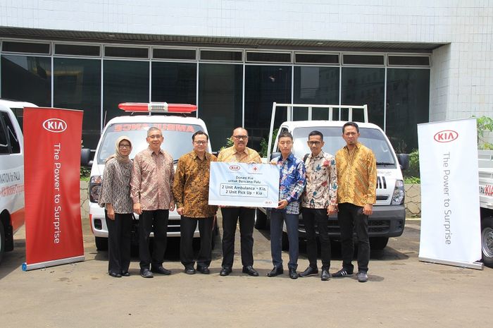 Kia sumbang 4 mobil untuk korban gempa dan tsunami Palu