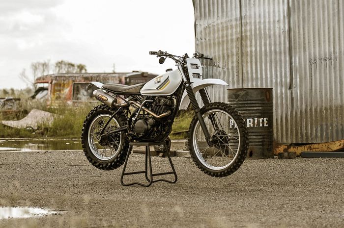 Modifikasi scrambler dari motor trail Yamaha XT250