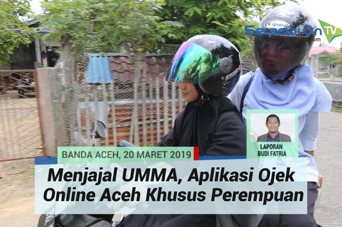 UMMA, aplikasi ojek online khusus perempuan di Aceh