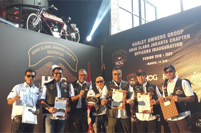 Harley Owner Group Anak Elang Jakarta Chapter Officers Inauguration