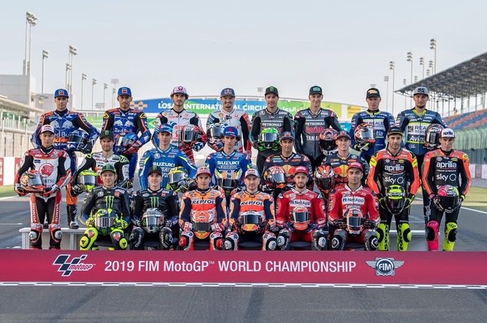 Para pembalap MotoGP yang bersaing pada MotoGP 2019