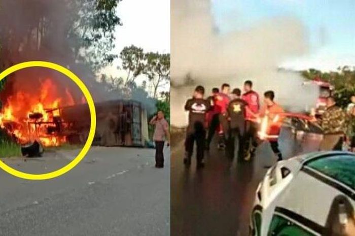 Terjebak dalam Mobil Lalu Terbakar, 5 Karyawan Bank BUMN Tewas Mengenaskan di Kecelakaan Maut (25/3)