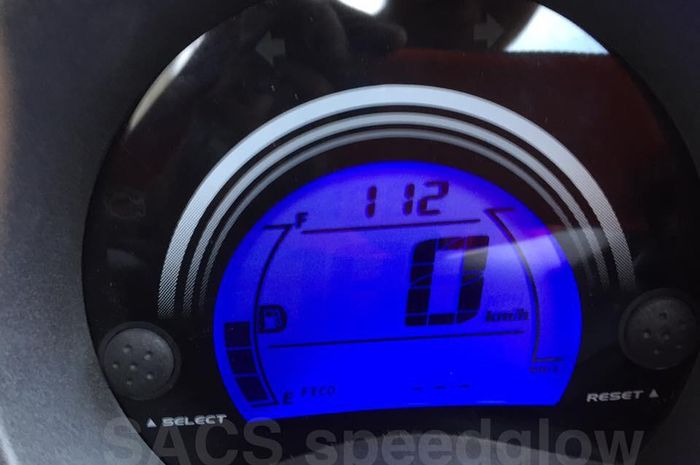 Speedometer warna dari Sacs Speedglow