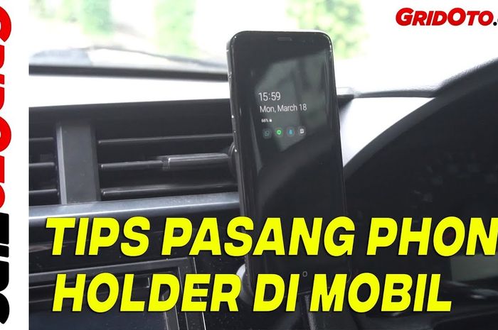 Cara Pasang Phone Holder Mobil yang Benars.