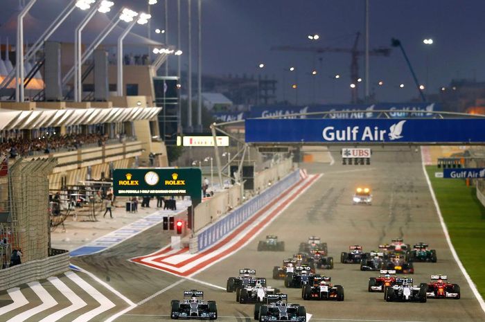 F1 Bahrain akan jadi salah satu agenda balap tengah malam akhir pekan ini