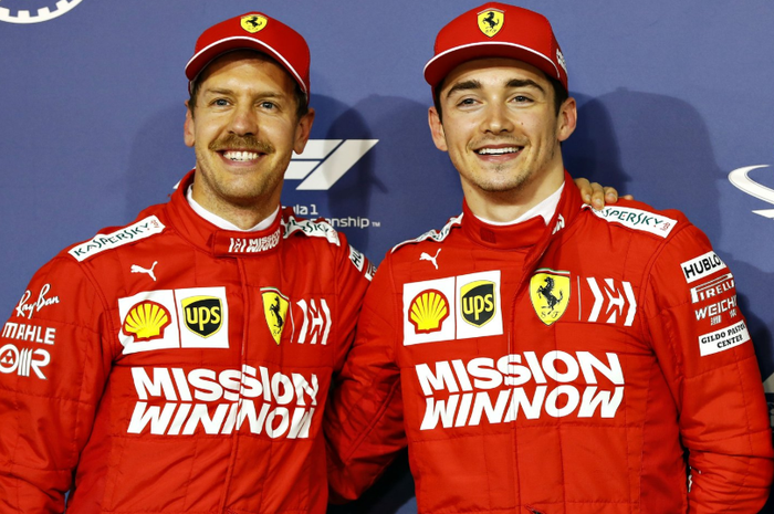 Duo Ferrari, Sebastian Vettel dan Charles Leclerc