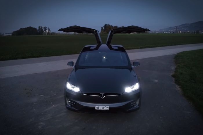 Celebration Mode Tesla Model X