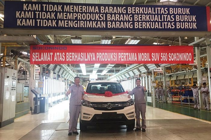 Ilustrasi. DFSK Glory 560 yang sudah selesai diproduksi di pabriknya yang terletak di kawasan Cikande, Banten.