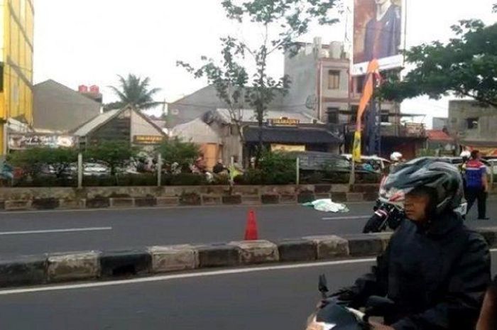 Korban tewas di lokasi kejadian 