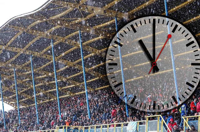 Jadwal waktu baru untuk hari Minggu setelah race 1 ditunda