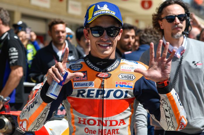 Marc Marquez panjangkan rekor menjadi 7 pole position di COTA