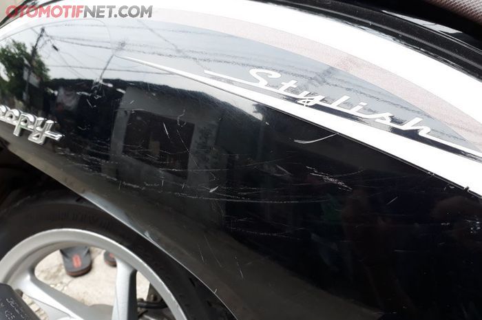 Cara hilangkan baret halus dibodi motor