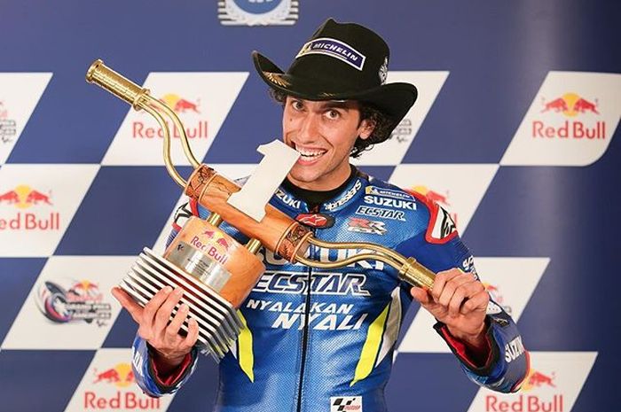 Alex Rins bangga mengalahkan Valentino Rossi di MotoGP Amerika 2019