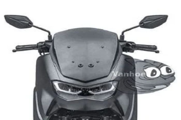 Desain lampu depan Yamaha NMAX facelift 2019.