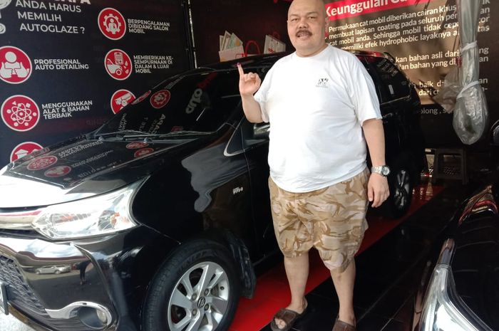 Salah satu customer yang mendapatkan Promo Pemilu Autoglaze 2019