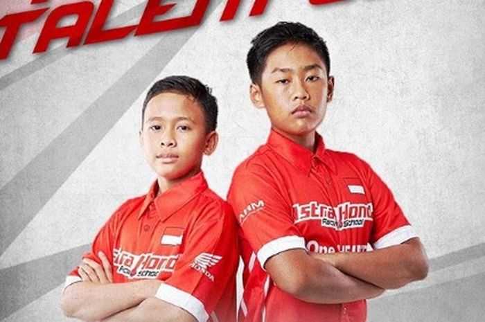 Herlian Dandi (kiri) dan Dheyo Wahyu akan debut pada seri pertama Thailand Talent Cup (TTC) akhir pekan ini (20-21/4). 