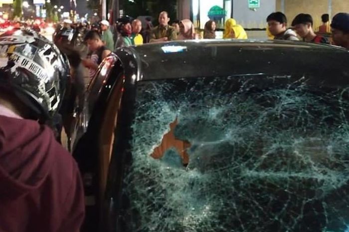 Mobil dari pelaku tabrak lari pengemudi Camry di Tebet