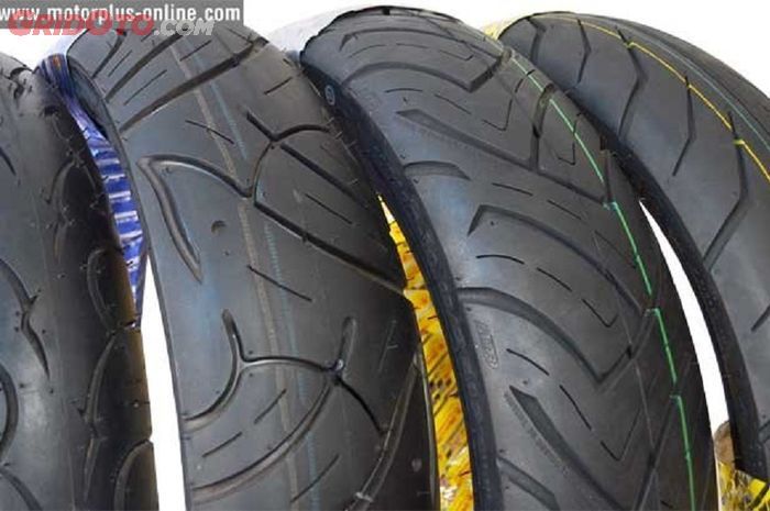 Ilustrasi alur ban motor