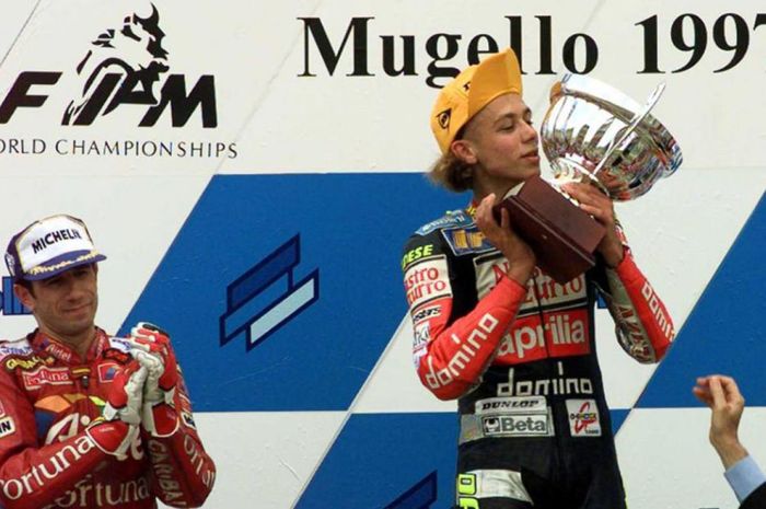 Valentino Rossi ketika berlaga di Mugelo 1997