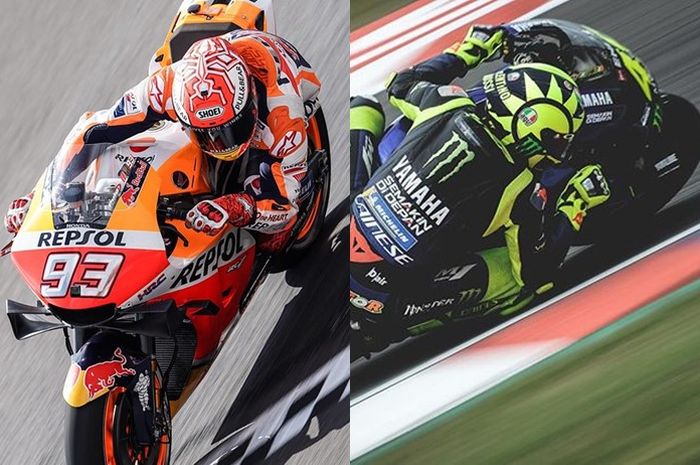 Marc Marquez dan Valentino Rossi punya karakter motor berbeda