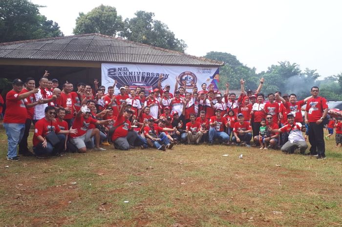 Komunitas Toyota Calya Indonesia (KTCI) Chapter Jakarta merayakan anniversary yang ke-2