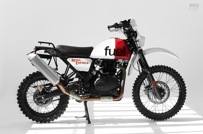 Modifikasi Royal Enfield Himalayan ala motor rally Paris Dakar