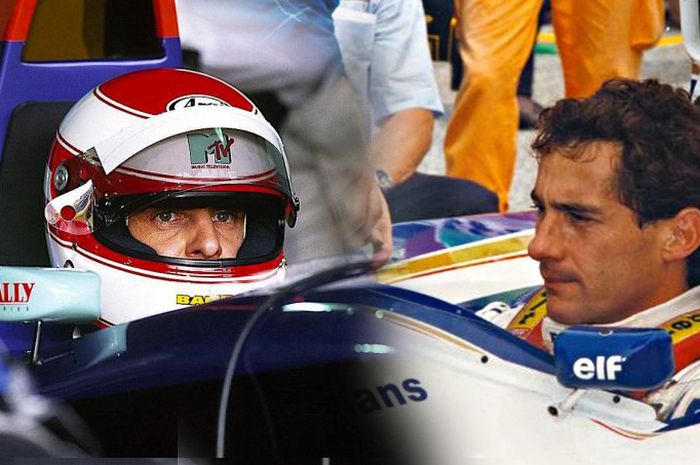 Roland Ratzenberger (kiri) dan Ayrton Senna  meninggal di akhir pekan yang sama pada F1 Italia 1994 silam