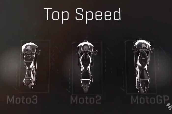 Top speed antara tiga motor WorldGP ini pasti jauh berbeda