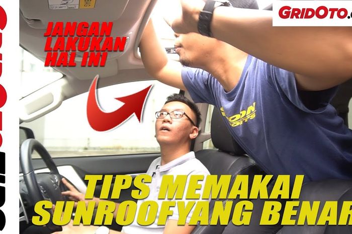 Tips sunroof