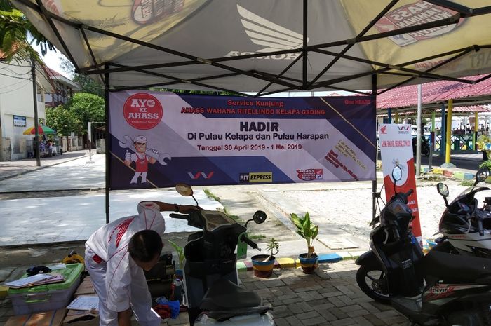 PT. Wahana Dalam Rangka Program Servis Kunjungan ke kepulauan Seribu (8/5/2019).
