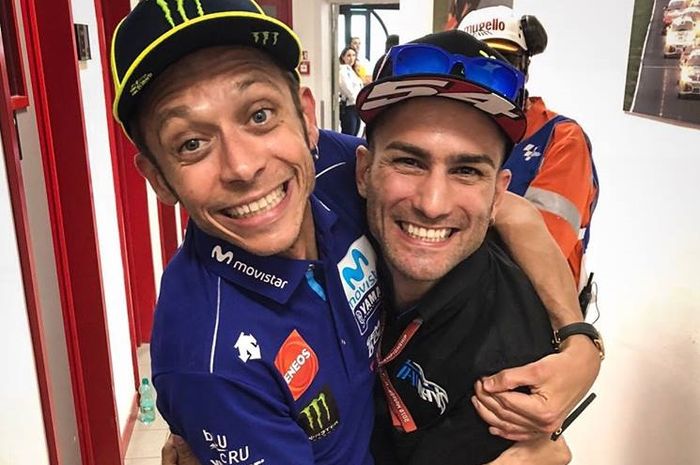 Valentino Rossi dan Mattia Pasini