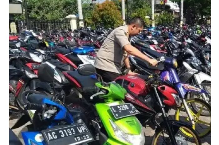 Ratusan motor terjaring operasi balap liar