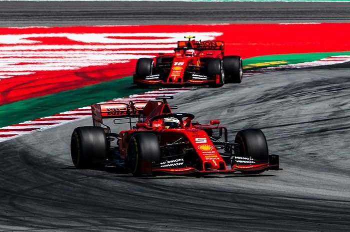 Sebastian Vettel, Charles Leclerc, Scuderia Ferrari Mission Winnow, F1 Spanyol
