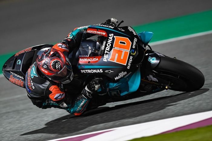 Pembalap rookie Petronas Yamaha, Fabio Quartararo  yang mencetak sejarah di GP Spanyol lalu.