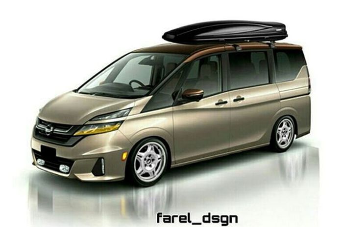 Nissan Serena dibikin lebih kece dengan atap pasang roof box