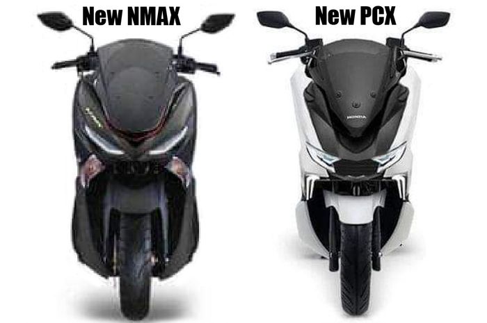 Ilustrasi New NMAX dan New PCX